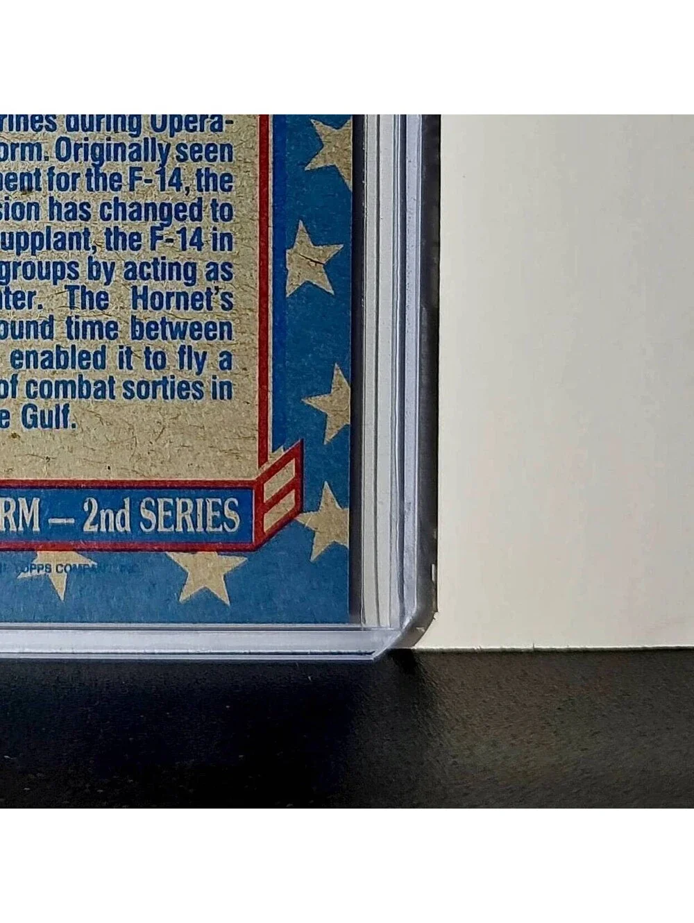 F/A-18 Hornet 1991 Topps Desert Storm #116 Card